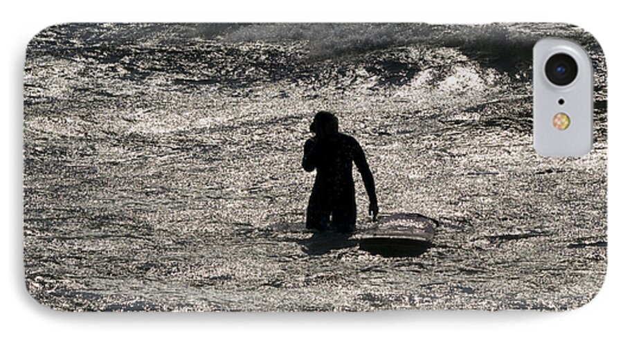 Surf iPhone 7 Case featuring the photograph Dark Surf by Tara Lynn