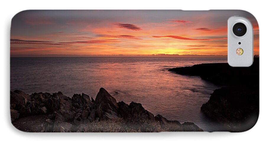 Sky iPhone 7 Case featuring the photograph Dawn Panorama by Celine Pollard