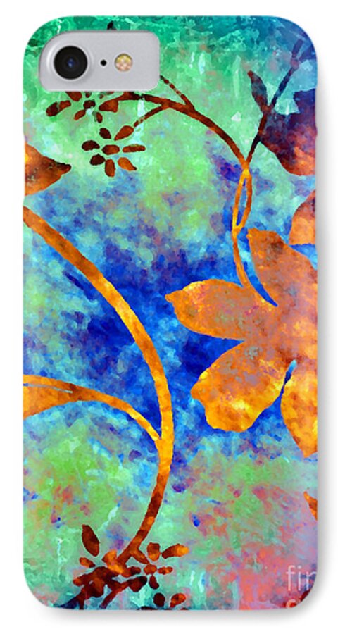 Day Glow iPhone 7 Case featuring the digital art Day Glow by Darla Wood