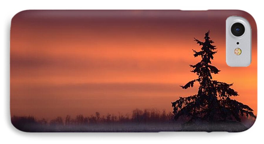 Sunrise iPhone 7 Case featuring the photograph December Sky 2 by Ellery Russell