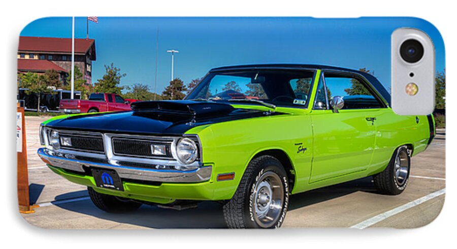 Auto iPhone 7 Case featuring the photograph Dodge Dart Swinger by Tim Stanley