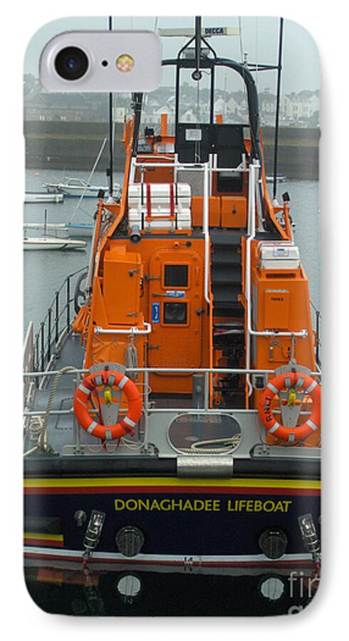 Boat iPhone 7 Case featuring the photograph Donaghadee Rescue Lifeboat by Brenda Brown