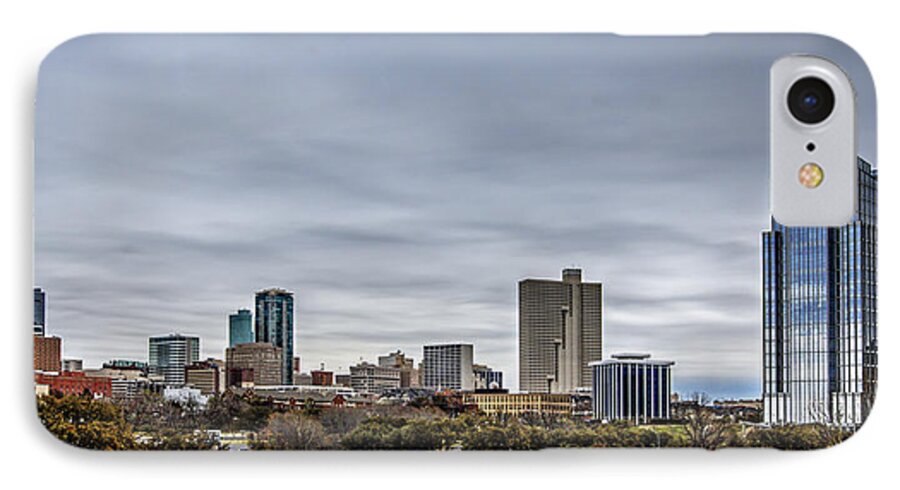 Fort Worth iPhone 7 Case featuring the photograph Downtown Fort Worth Trinity Trail by Jonathan Davison