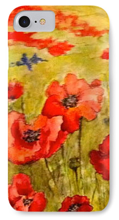 Tuscan Landscape iPhone 7 Case featuring the painting Dreaming of Tuscany by Rae Chichilnitsky