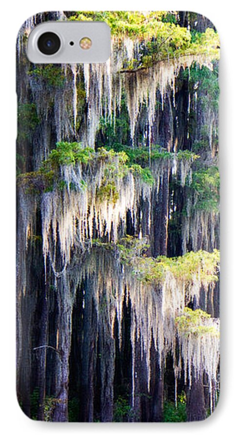  uncertain Texas iPhone 7 Case featuring the photograph Dripping Moss by Lana Trussell
