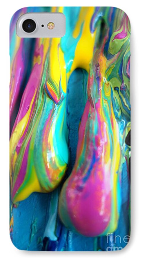 Paint iPhone 7 Case featuring the photograph Dripping Paint #3 by Jacqueline Athmann