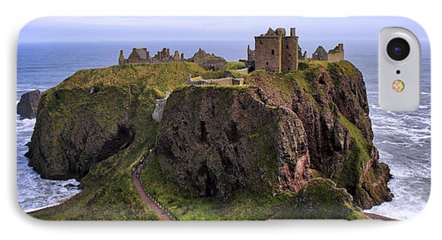 Scotland iPhone 7 Case featuring the photograph Dunnottar Castle Panorama by Jason Politte