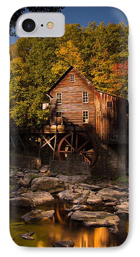 Glade Creek Grist Mill iPhone 7 Case featuring the photograph Early Autumn at Glade Creek Grist Mill by Shane Holsclaw