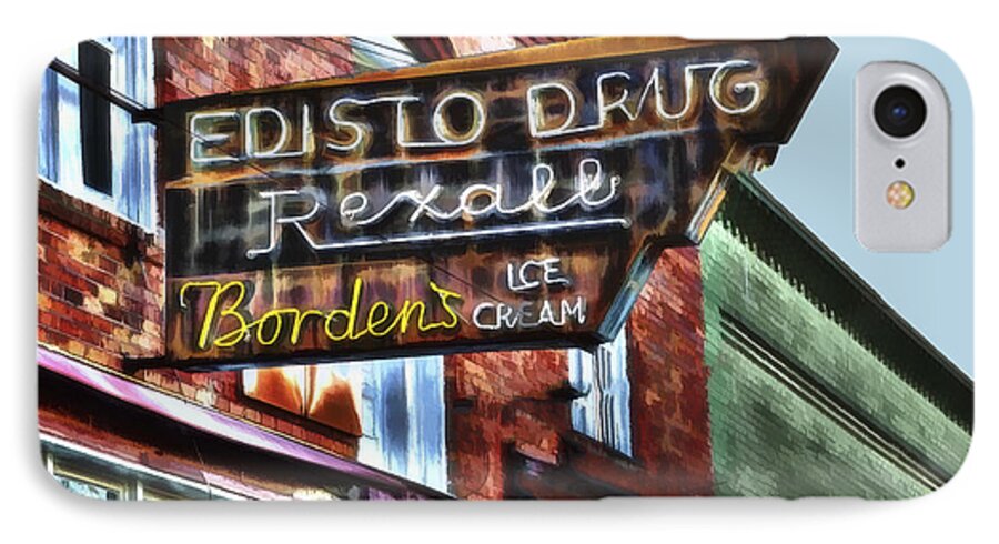 Drug Store iPhone 7 Case featuring the photograph Edisto Drug by Harry B Brown