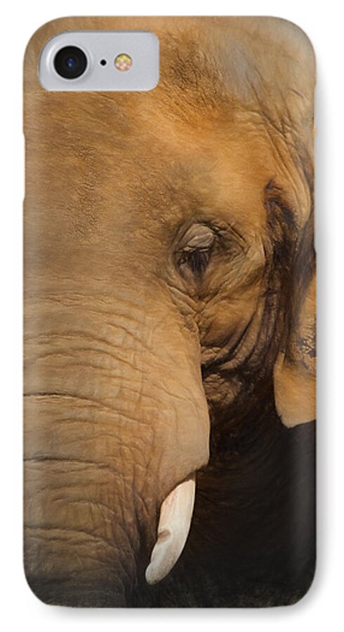 Elephant iPhone 7 Case featuring the digital art Elephant by Ian Merton