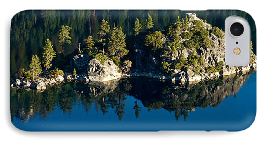 Lake Tahoe iPhone 7 Case featuring the photograph Emerald Isle by Bill Gallagher