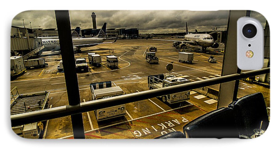 George Bush International Airport iPhone 7 Case featuring the photograph Equipment by Eugene Carson