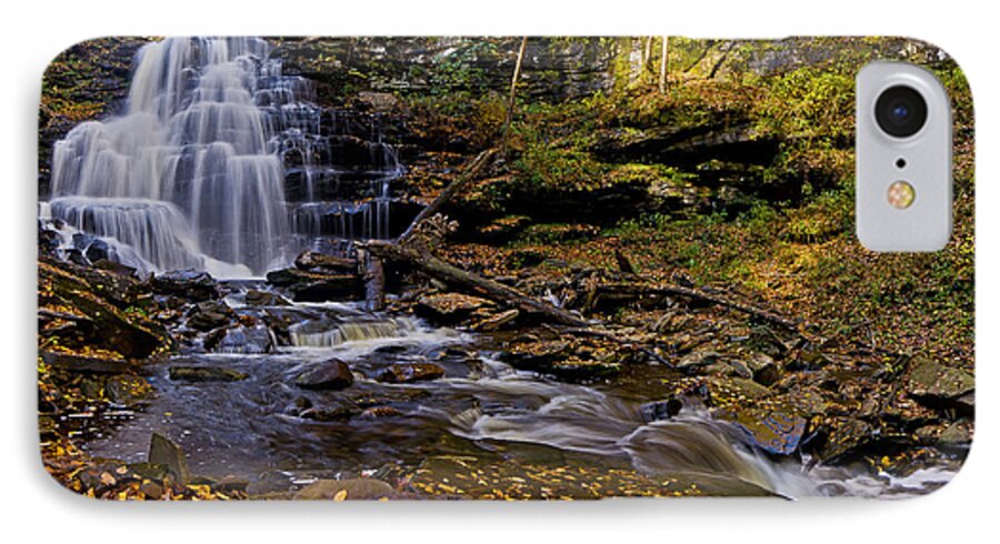 New England iPhone 7 Case featuring the photograph Erie Falls by Ulrich Burkhalter