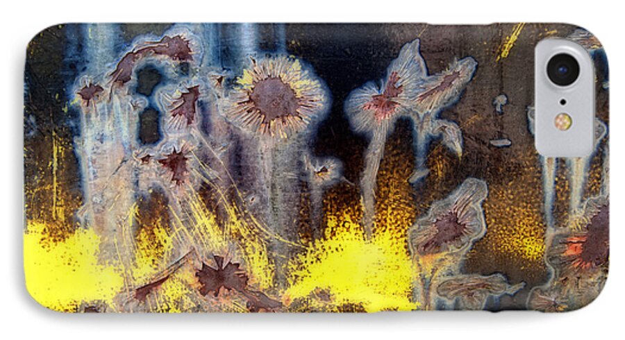 Abstract iPhone 7 Case featuring the photograph Fae and Fireworks Abstract by Lee Craig
