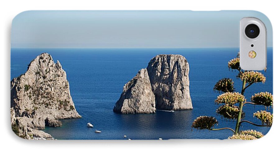 Faraglioni iPhone 7 Case featuring the photograph Faraglioni in Capri by Dany Lison