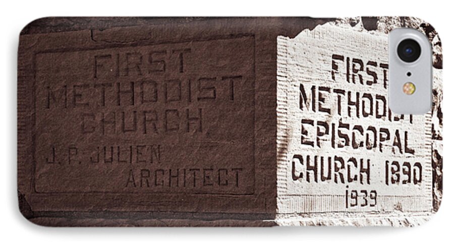 Architectural iPhone 7 Case featuring the photograph First Methodist Episcopal Church by Lawrence Burry