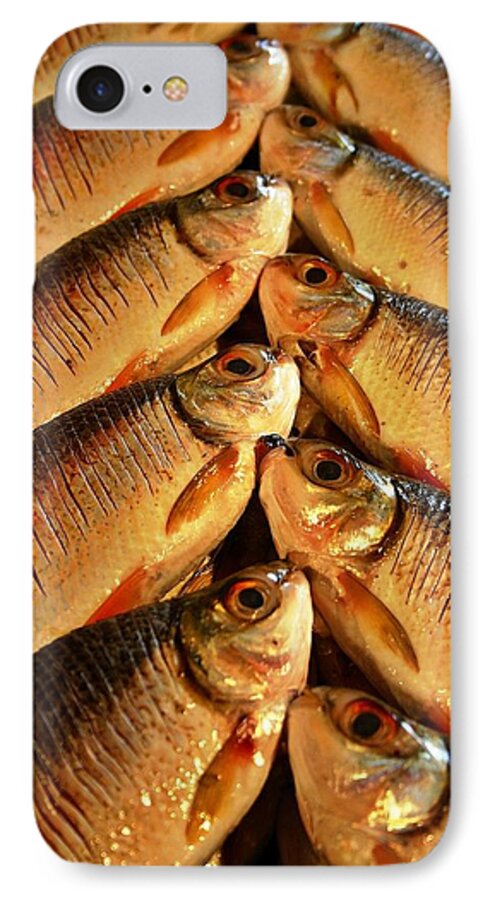 Fish iPhone 7 Case featuring the photograph Fish For Sale by Henry Kowalski