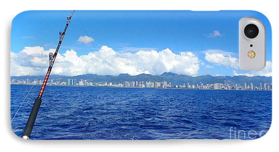 Ocean iPhone 7 Case featuring the photograph Fish Honolulu by Shawn MacMeekin