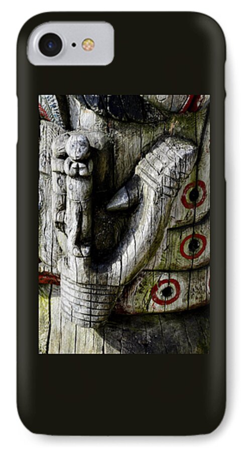 Totem iPhone 7 Case featuring the photograph Fish Hook by Cathy Mahnke