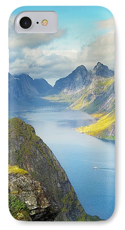 Land iPhone 7 Case featuring the photograph Fjord by Maciej Markiewicz
