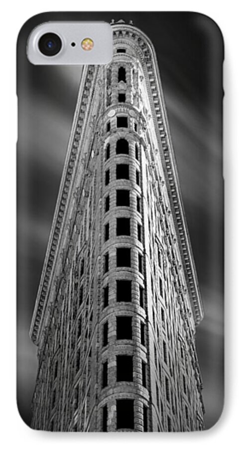 Flatiron Building iPhone 7 Case featuring the photograph Flatiron Nights by Az Jackson
