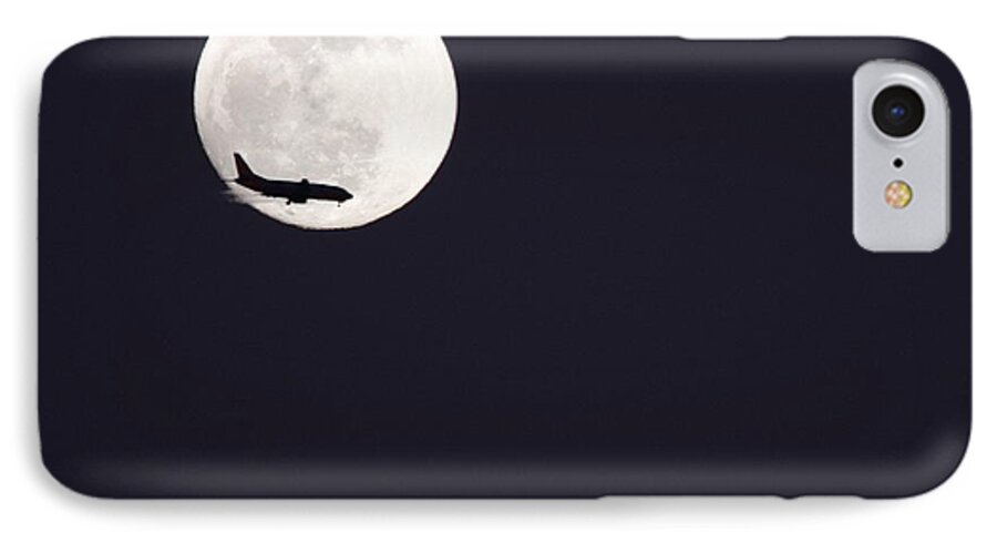Travel iPhone 7 Case featuring the photograph Fly me to the moon by Nathan Rupert