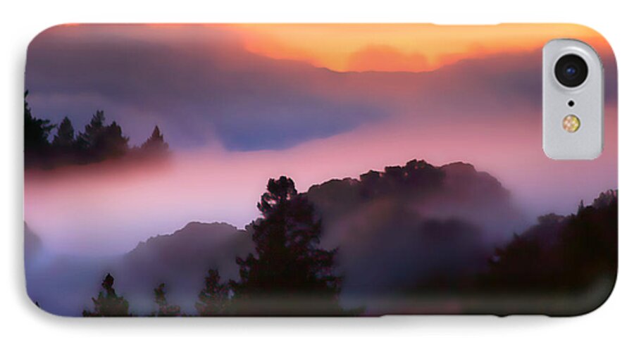 Bodega Bay iPhone 7 Case featuring the photograph Fog rolls in from the Ocean by Wernher Krutein