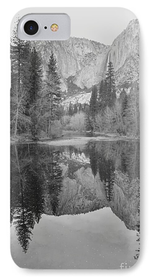 Black And White iPhone 7 Case featuring the photograph Footsteps of Ansel Adams by Debby Pueschel