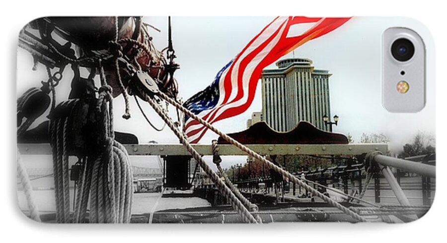 Nola iPhone 7 Case featuring the photograph Freedom Sails by Michael Hoard