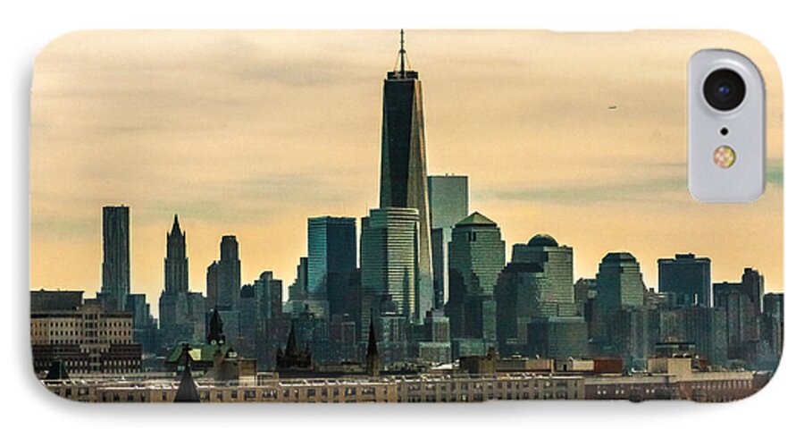 New York iPhone 7 Case featuring the photograph Freedom Tower by Kathleen McGinley