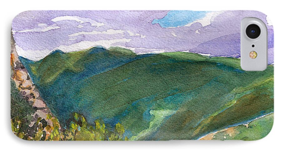 Tuckerman's iPhone 7 Case featuring the painting From Tuckerman's Ravine by Susan Herbst
