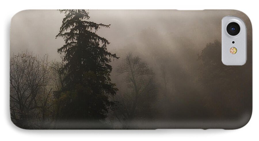 Fog iPhone 7 Case featuring the photograph Frosty Foggy Morning by Don Anderson