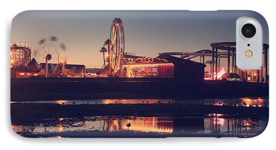 Santa Cruz Beach Boardwalk iPhone 7 Case featuring the photograph Fun and Games by Laurie Search