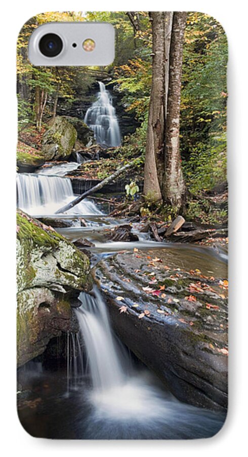 Ozone iPhone 7 Case featuring the photograph Gazing Up At Ozone Falls In Autumn by Gene Walls