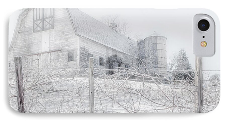 Bucolic iPhone 7 Case featuring the photograph Ghost Barn by Bill Wakeley