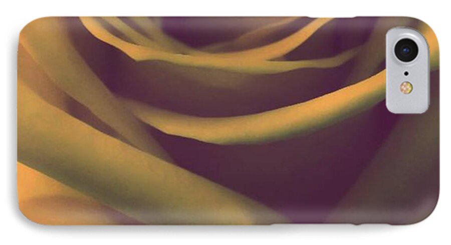 Abstract iPhone 7 Case featuring the photograph Gift of Gold by The Art Of Marilyn Ridoutt-Greene