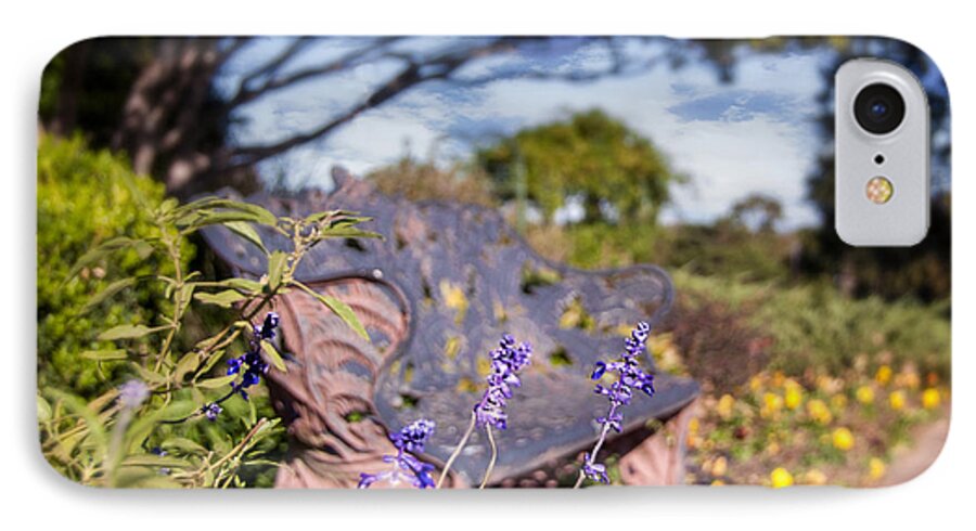 Tulsa iPhone 7 Case featuring the photograph Gilcrease House Garden Flower by Tamyra Ayles