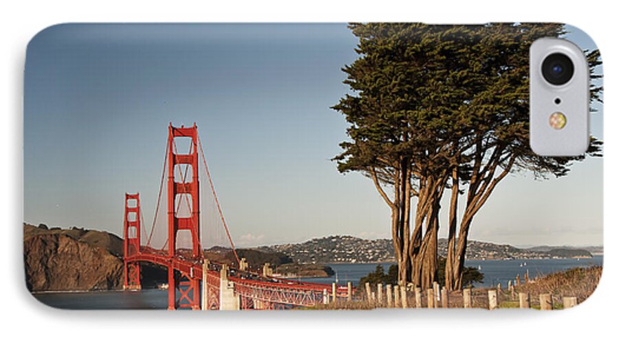 Photography iPhone 7 Case featuring the photograph Golden Gate Bridge 1 by Lee Kirchhevel