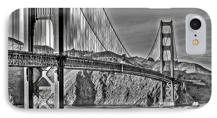 Golden Gate Bridge iPhone 7 Case featuring the photograph Golden Gate Over the Bay 2 by SC Heffner