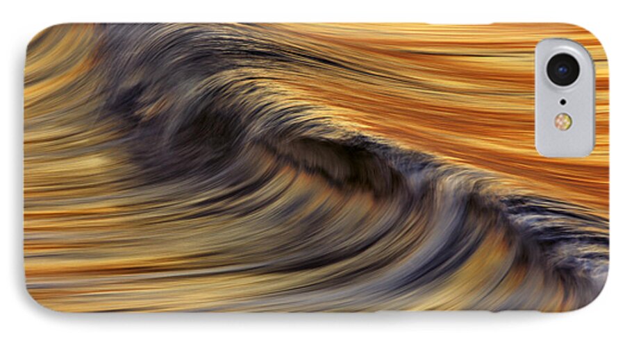 Wave iPhone 7 Case featuring the photograph Golden Wave C6J7800 by David Orias