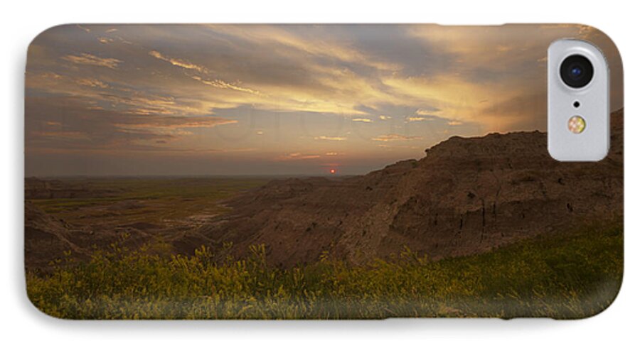 Badlands iPhone 7 Case featuring the photograph Good Morning by Steve Triplett