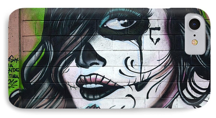Graffiti iPhone 7 Case featuring the photograph Graffiti Art Curitiba Brazil 21 by Bob Christopher