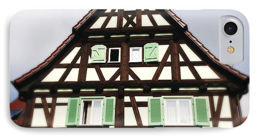 Half-timbered iPhone 7 Case featuring the photograph Half-timbered house 01 by Matthias Hauser