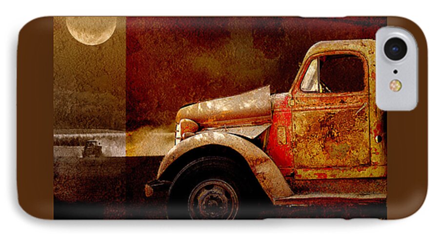 Transportation iPhone 7 Case featuring the photograph Harvest Moon by Holly Kempe