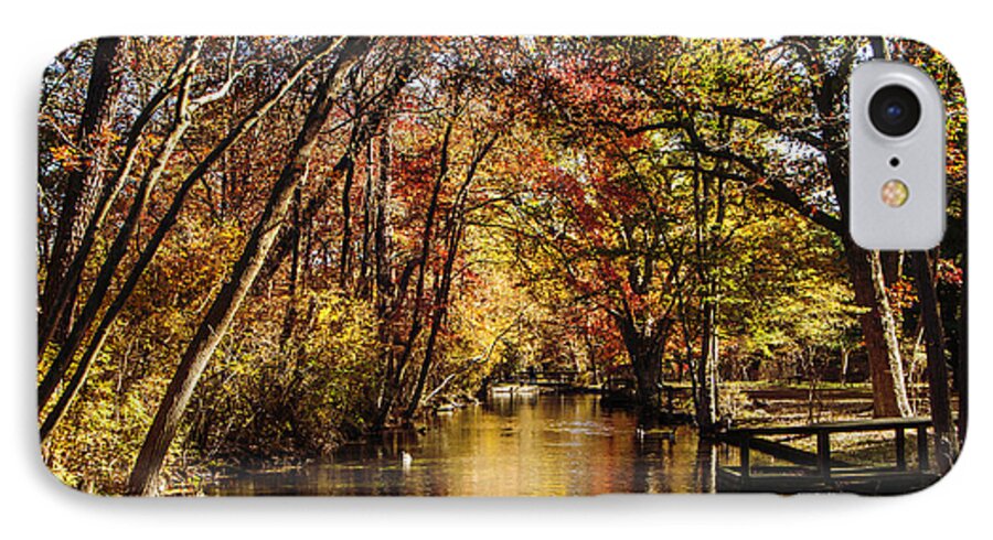 Park iPhone 7 Case featuring the photograph Hatchery in Autumn by Cathy Kovarik