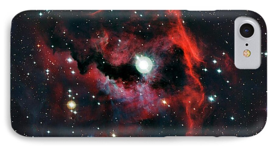 Seagull Nebula iPhone 7 Case featuring the photograph Head Of Seagull Nebula by European Southern Observatory