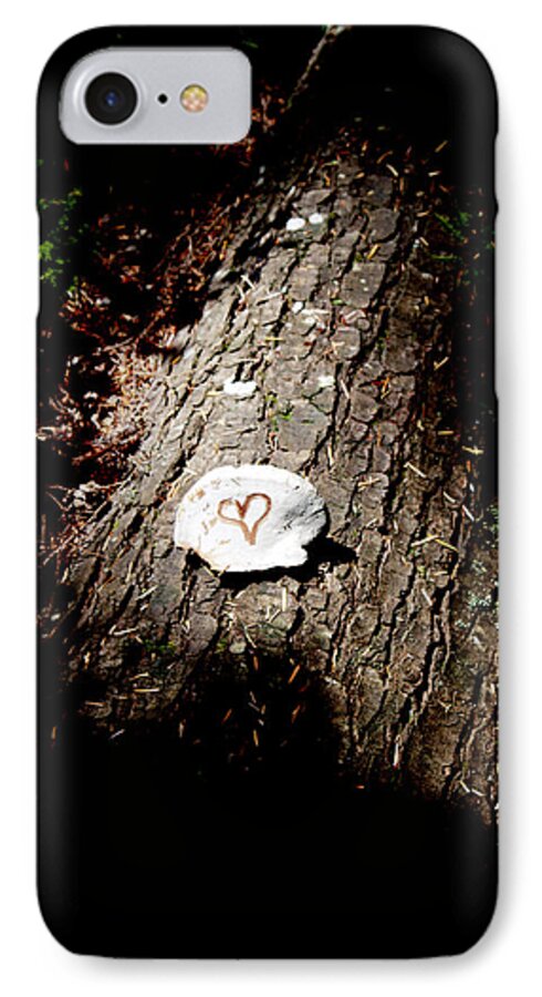 Heart iPhone 7 Case featuring the photograph Heart Shape Stop by Edward Hawkins II