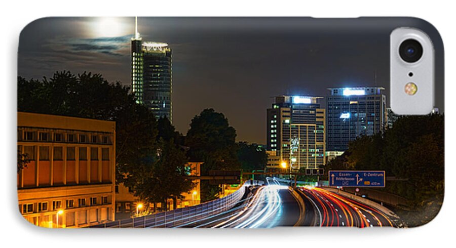Essen iPhone 7 Case featuring the photograph Highway to Essen by Daniel Heine