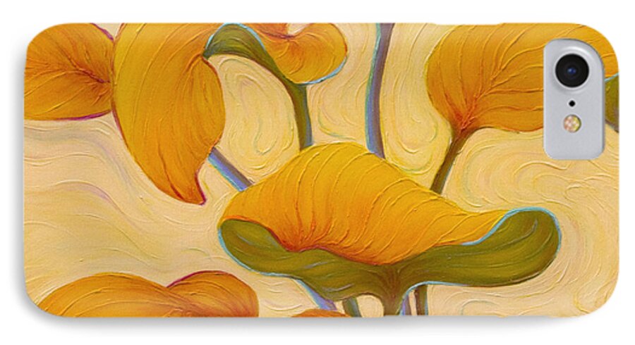 Hosta iPhone 7 Case featuring the painting Hosta Hoofin' by Sandi Whetzel