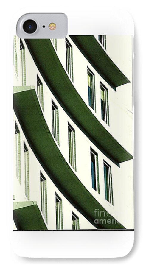  Window Photo iPhone 7 Case featuring the photograph Hotel Ledges Of A New Orleans Louisiana Hotel by Michael Hoard